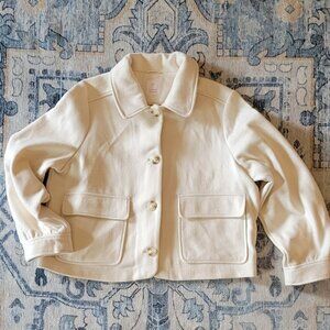Lauren Conrad Short Jacket I Cream / White I Peacoat Style I XL I NWOT